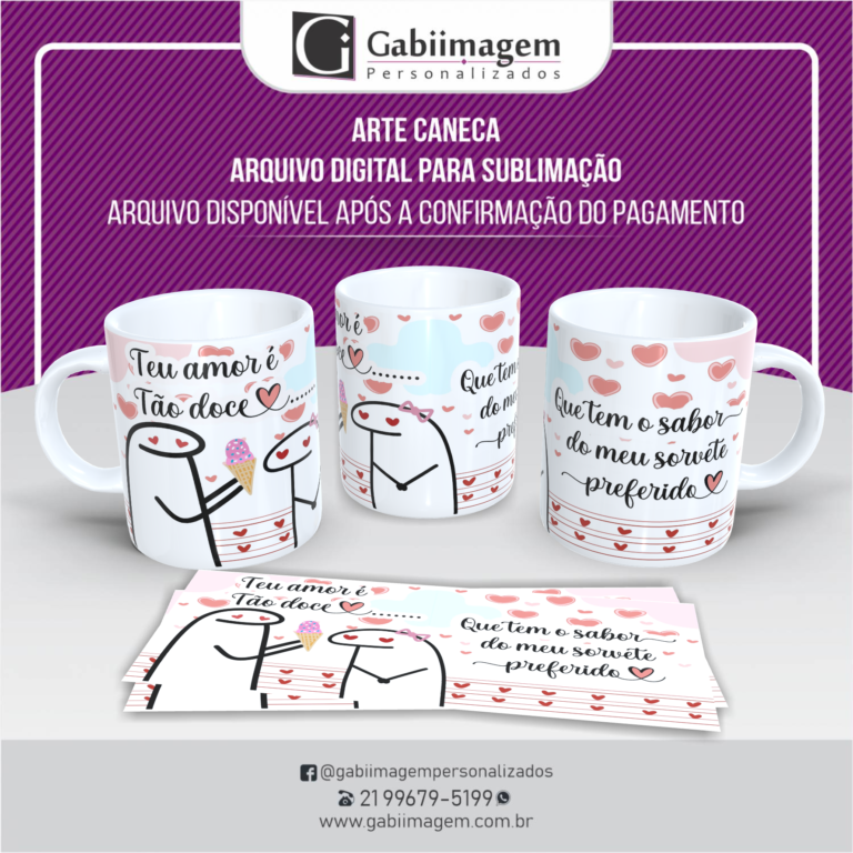 arte caneca Flork