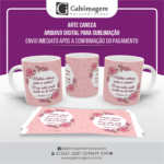 Arte Caneca Provérbios 31:10 - Arquivo Digital PNG