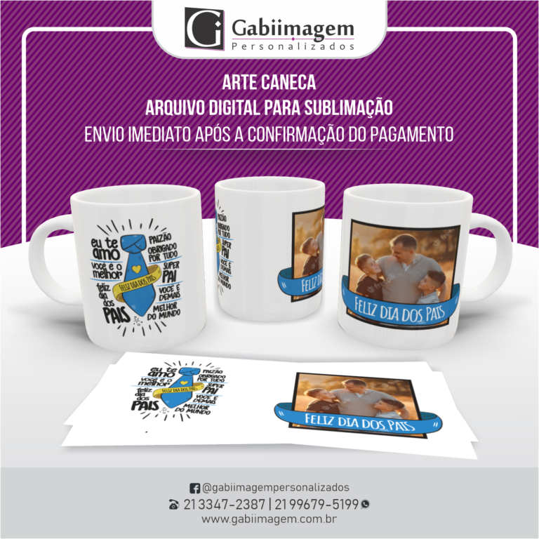 arte caneca pai