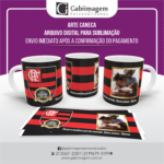 arte caneca Flamengo