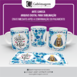 arte caneca nossa senhora
