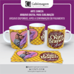 arte caneca ouro branco