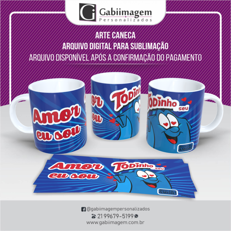 arte caneca todinho