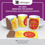 arte caneca serenata de amor