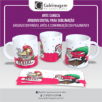 Arte Caneca Natal para Sublimação - A Magia do Natal