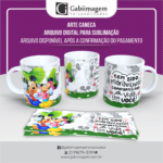 Arte Caneca Mickey e Minnie para Sublimação - Tem Sido Maravilhoso Compartilhe a Vida com Você!