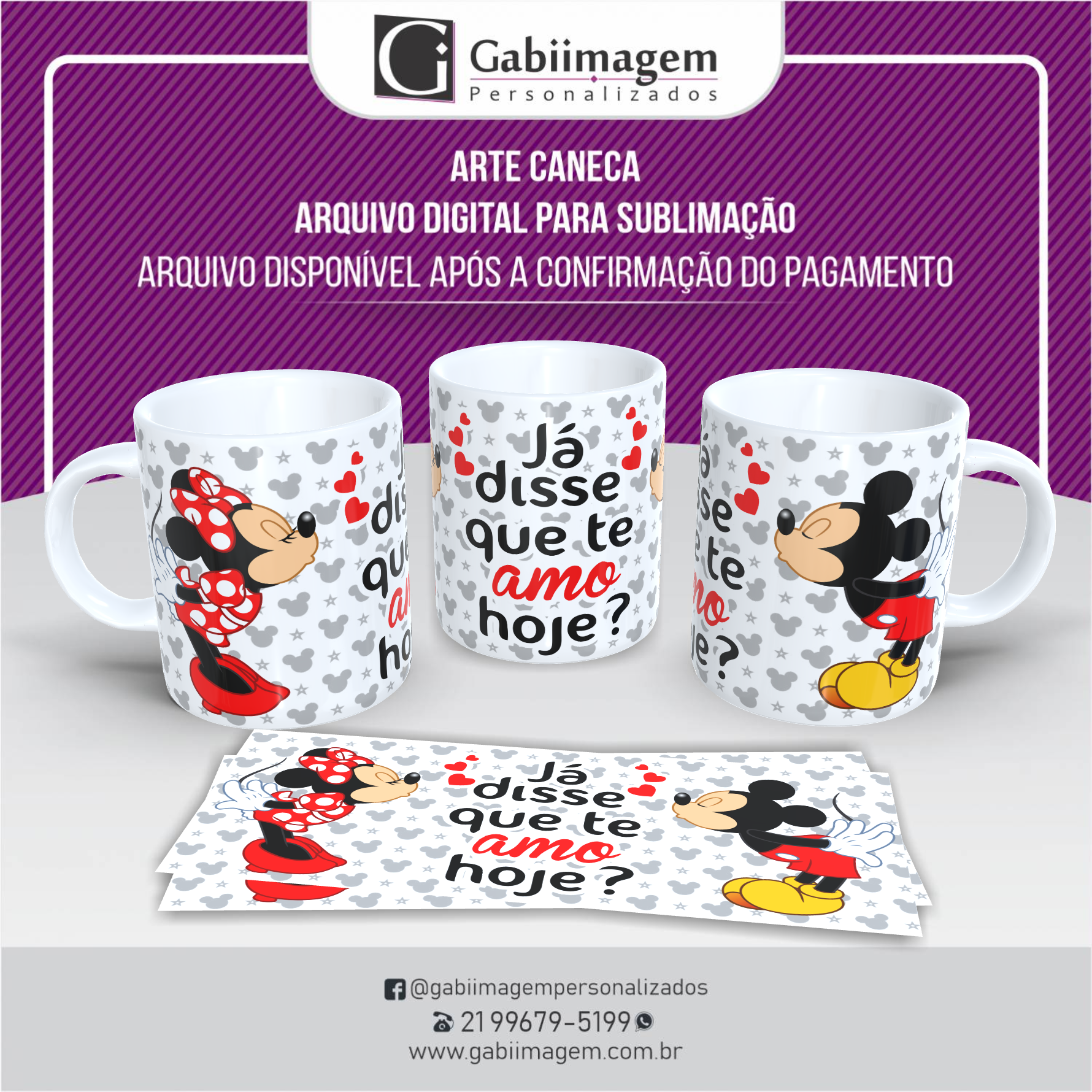 já disse que você amo hoje