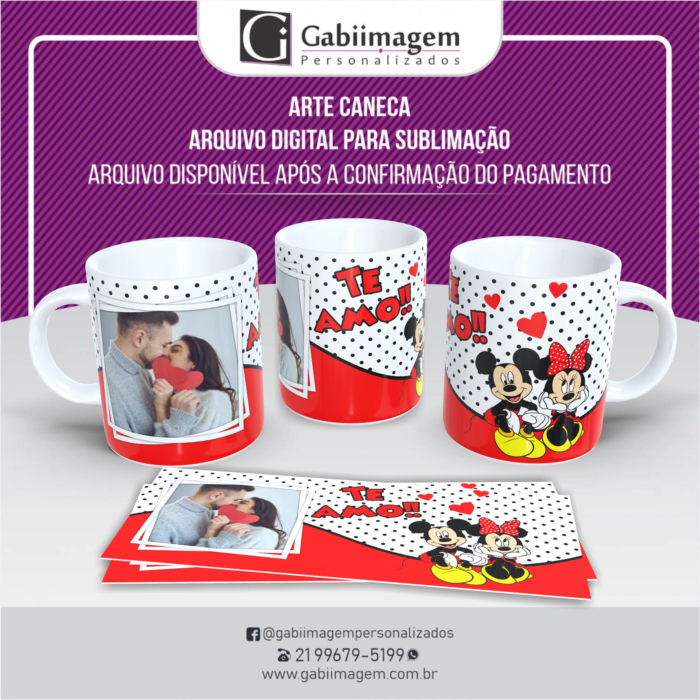 MICKEY E MINNIE COM FOTO 07 2