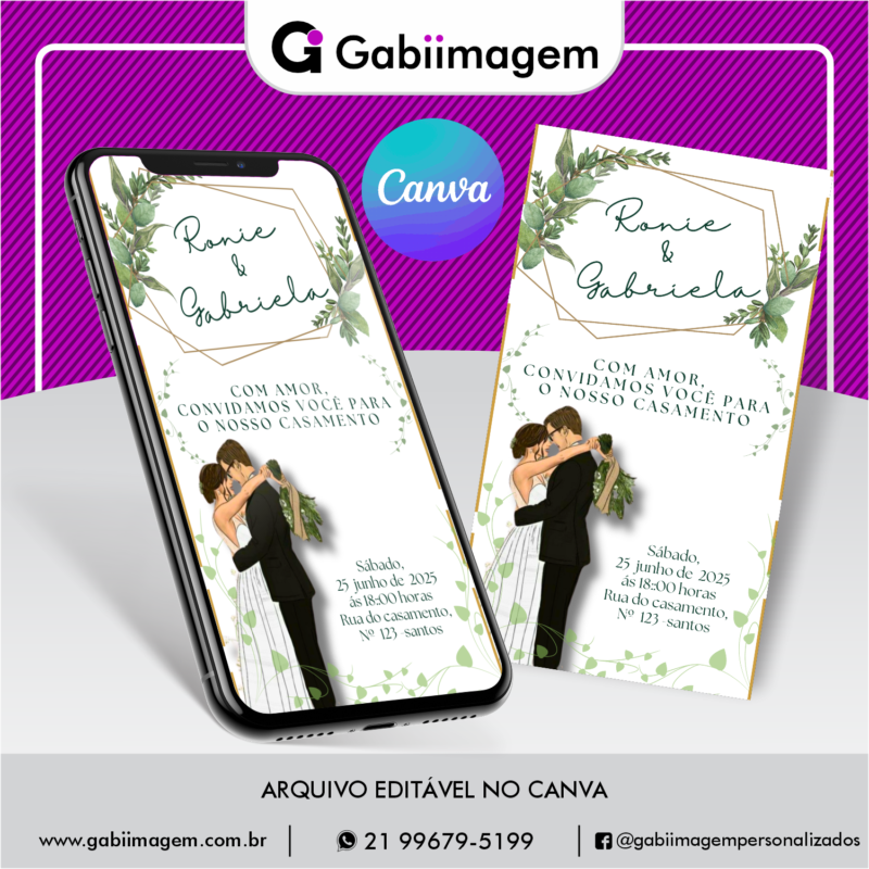 Convite Digital de Casamento