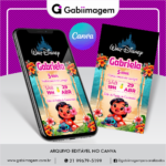 convite animado Lilo e Stitch