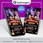 convite digital Dragon Ball Z