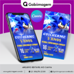 convite digital Sonic