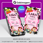 convite digital Jessie Toy Story