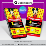 convite digital mickey