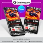 Convite Digital Hot Wheels