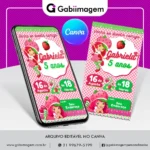 Convite Digital Moranguinho