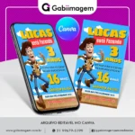 Convite Digital Xerife Woody