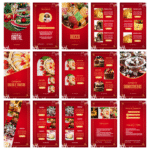 Paginas catálogo de natal para confeitaria