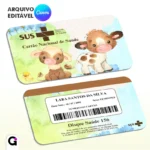 cartão sus vaquinhas aquarela