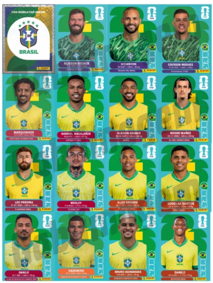 figurinhas convocados brasil copa 2026 pdf para imprimir hd