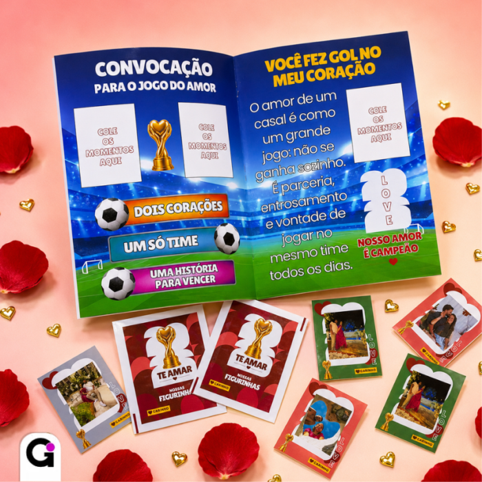 album oficial do nosso amor te amar editavel canva dia dos namorados