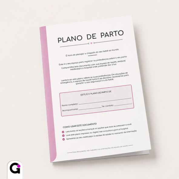 imagem anuncio (18) Plano de Parto digital em PDF para gestantes, um guia completo com opções de cores para impressão.