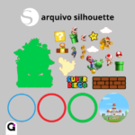 Topo de bolo Super Mario Bros - Arquivo Studio 3D - Imagem 3