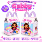 Caixa Mc Lanche Feliz A Casa Mágica da Gabby - Arquivo - Imagem 2
