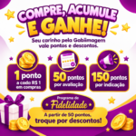 Promocao Roxa de Fidelidade da Gabiimagem